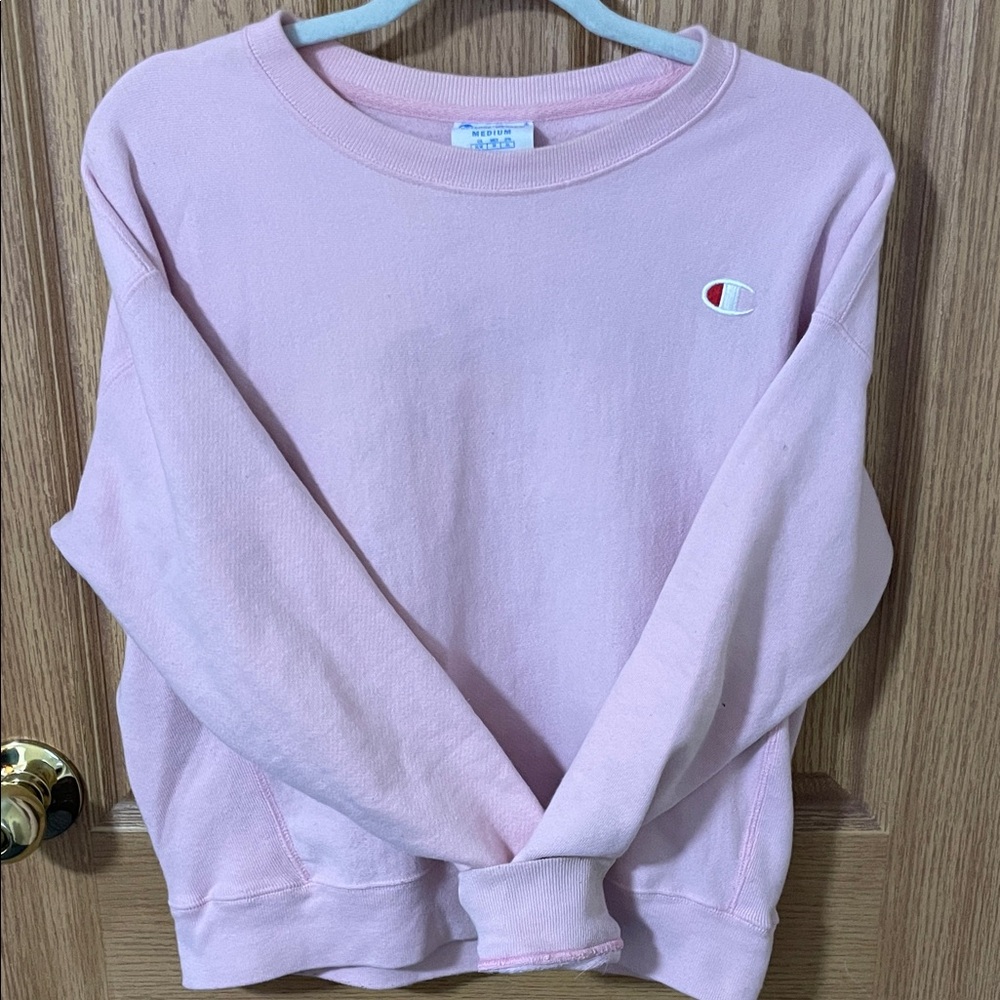 Champion Light Pink Crewneck Sweatshirt